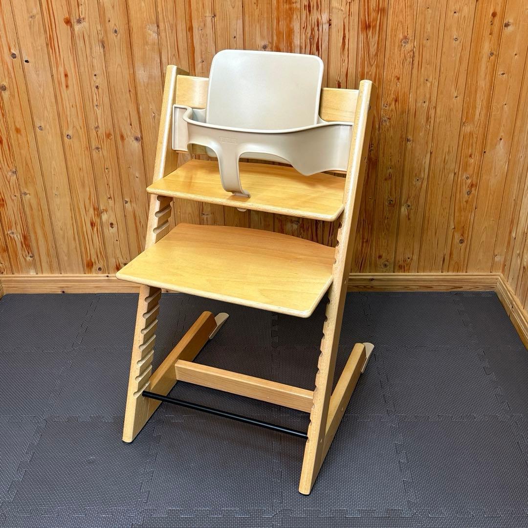 ストッケ トリップトラップ シリアルNo.4 グレー ベビーチェア