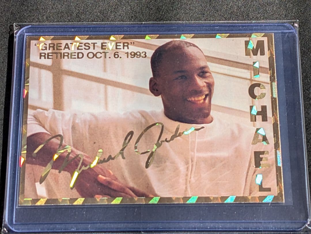 マイケル・ジョーダン 引退記念カード 数量限定Michael Jordan - メルカリ