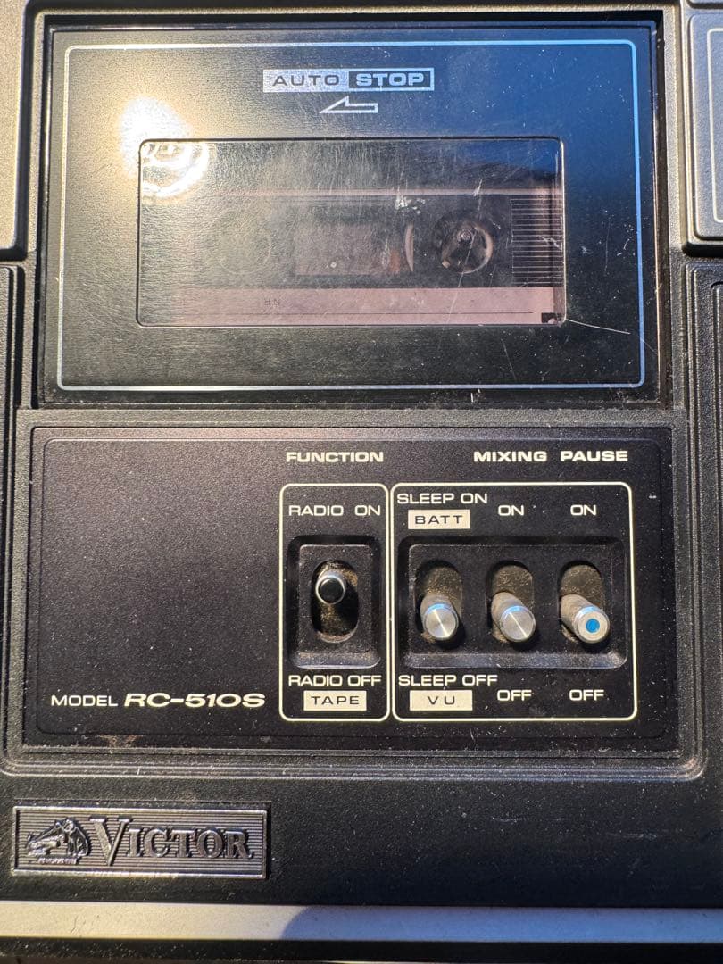 Victor RC-510S ラジオ・カセットプレーヤー - メルカリ