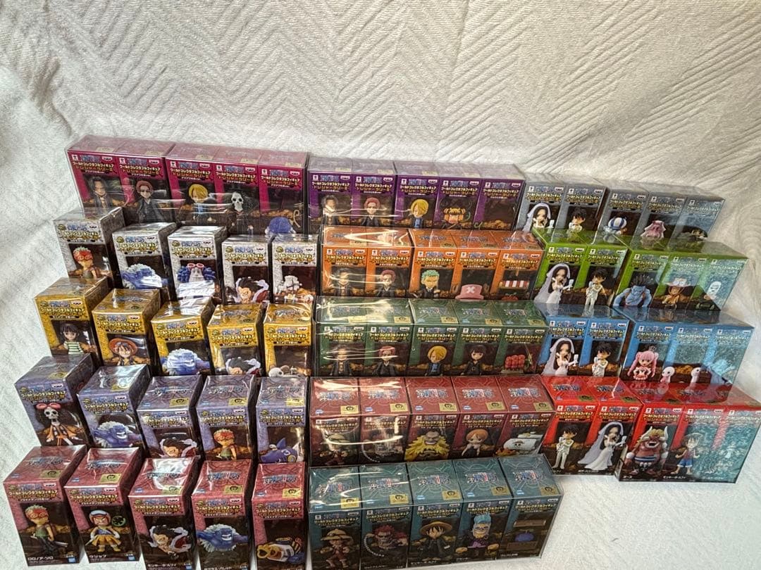 ワンピース ワールドコレクタブルフィギュア トレジャーラリー14種×5セット売り ワンピース ワールドコレクタブルフィギュア トレジャーラリー14種×5