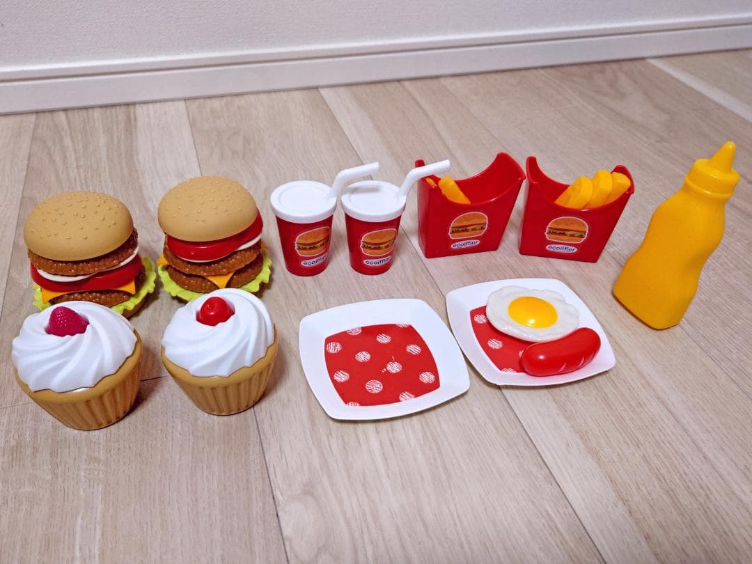 おままごとセット ハンバーガー カップケーキ 野菜 果物 まとめ売り