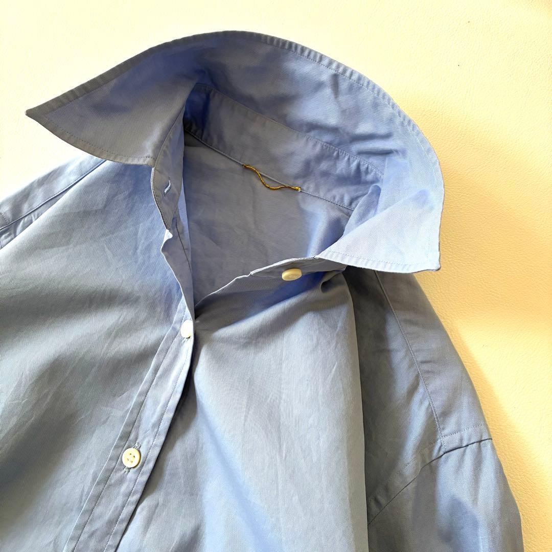 2023年製】ドゥーズィエムクラス コットンベーシックブルーシャツ 長袖