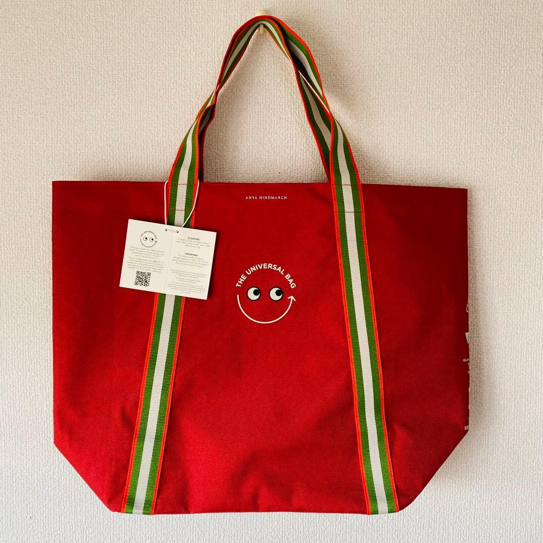 Anya Hindmarch 正規品 香港限定 エコバッグ アニヤハインドマーチ