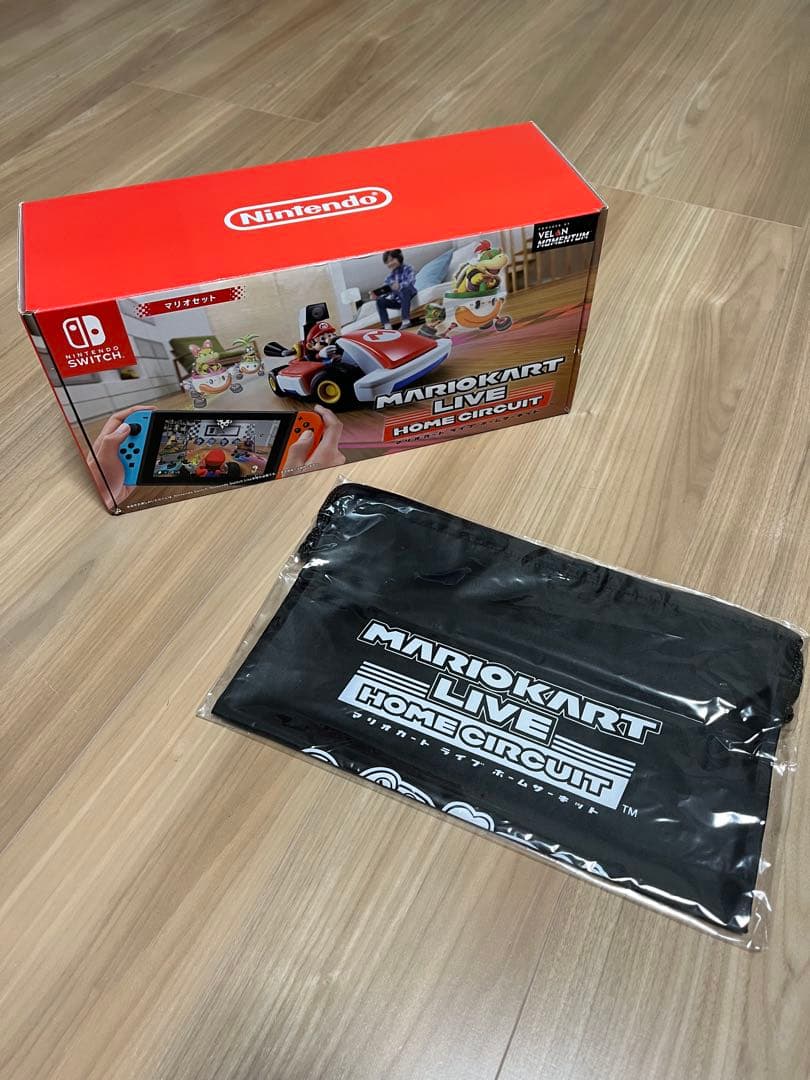 マリオカート ライブ ホームサーキット マリオセット　新品未使用 巾着付き Amazon.co.jp: マリオカート ライブ ホームサーキット マリオセット
