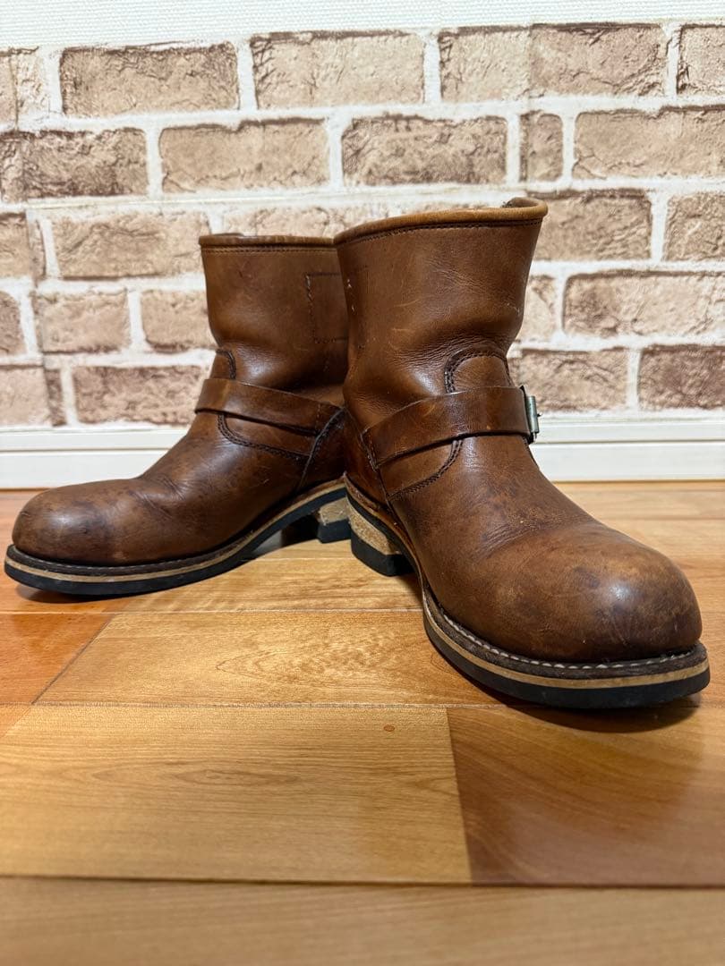 Hawkinsバックル付きダークブラウンエンジニアブーツ26cm - メルカリ