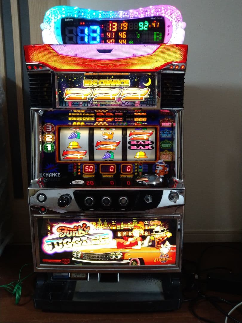 パチスロ　ファンキージャグラーKK　不要機　データカウンター付き　超美品！ 楽天市場】【本州送料無料】ファンキージャグラー/KK 【データ