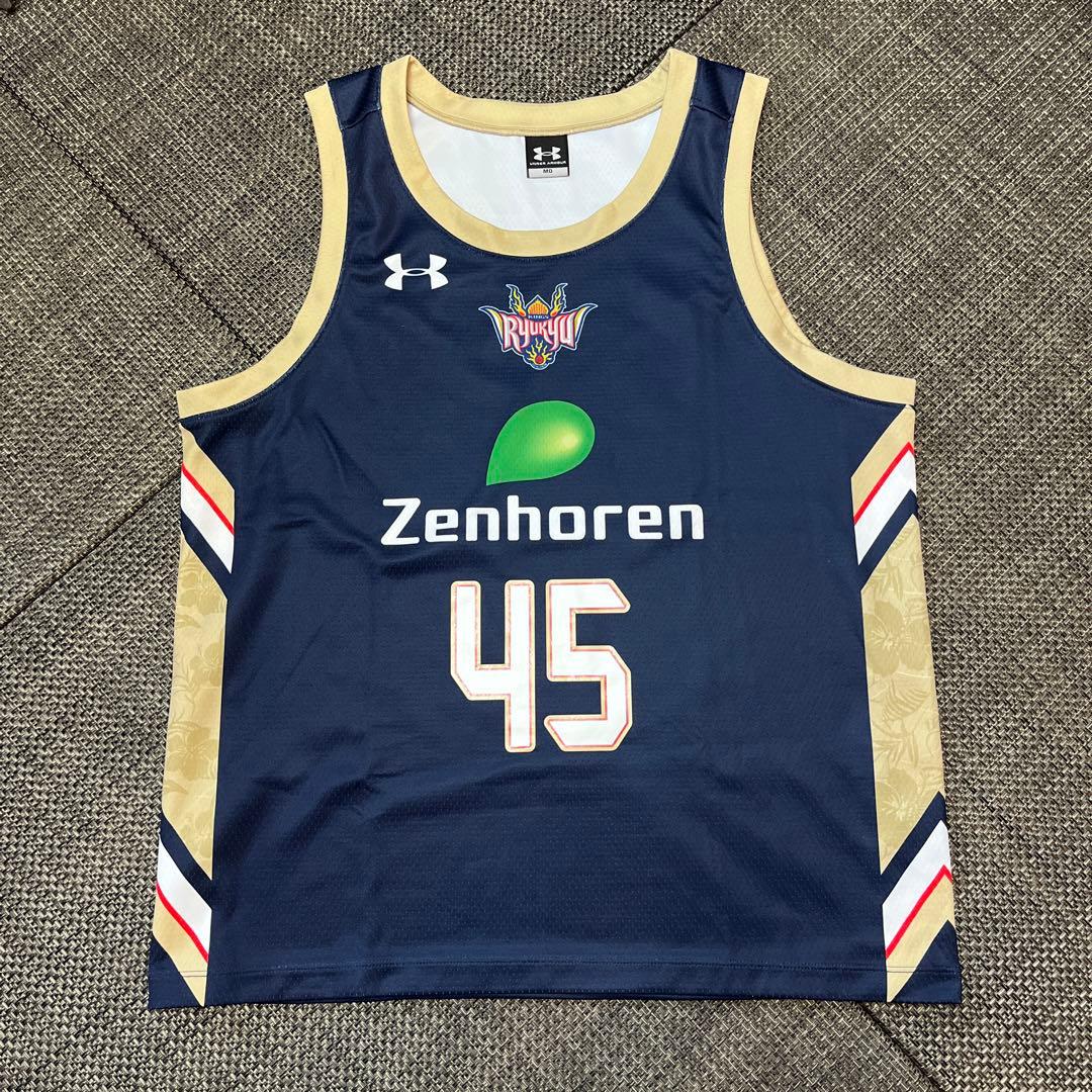 琉球ゴールデンキングスユニフォーム ネイビー #45 ジャッククーリー