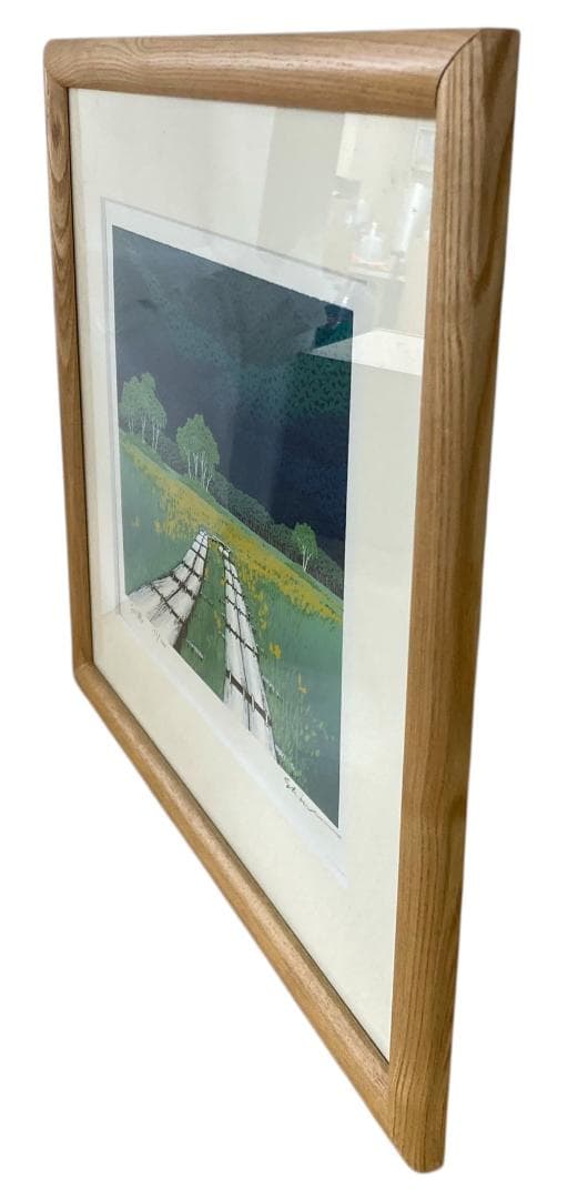 ☆良品☆ セントポールギャラリー 花々の調べ 小暮真望 シルク