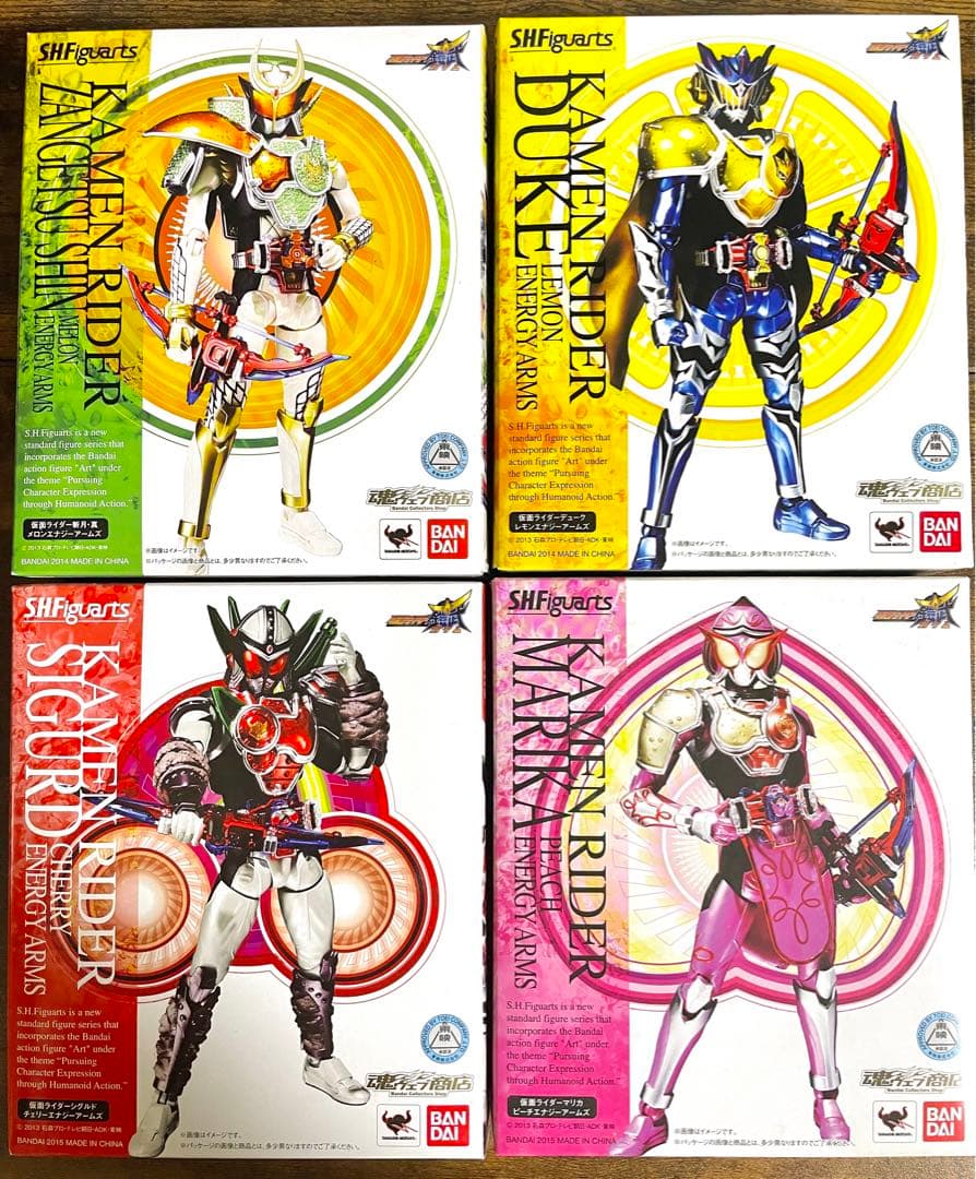 SHフィギュアーツ／仮面ライダー鎧武4点セット