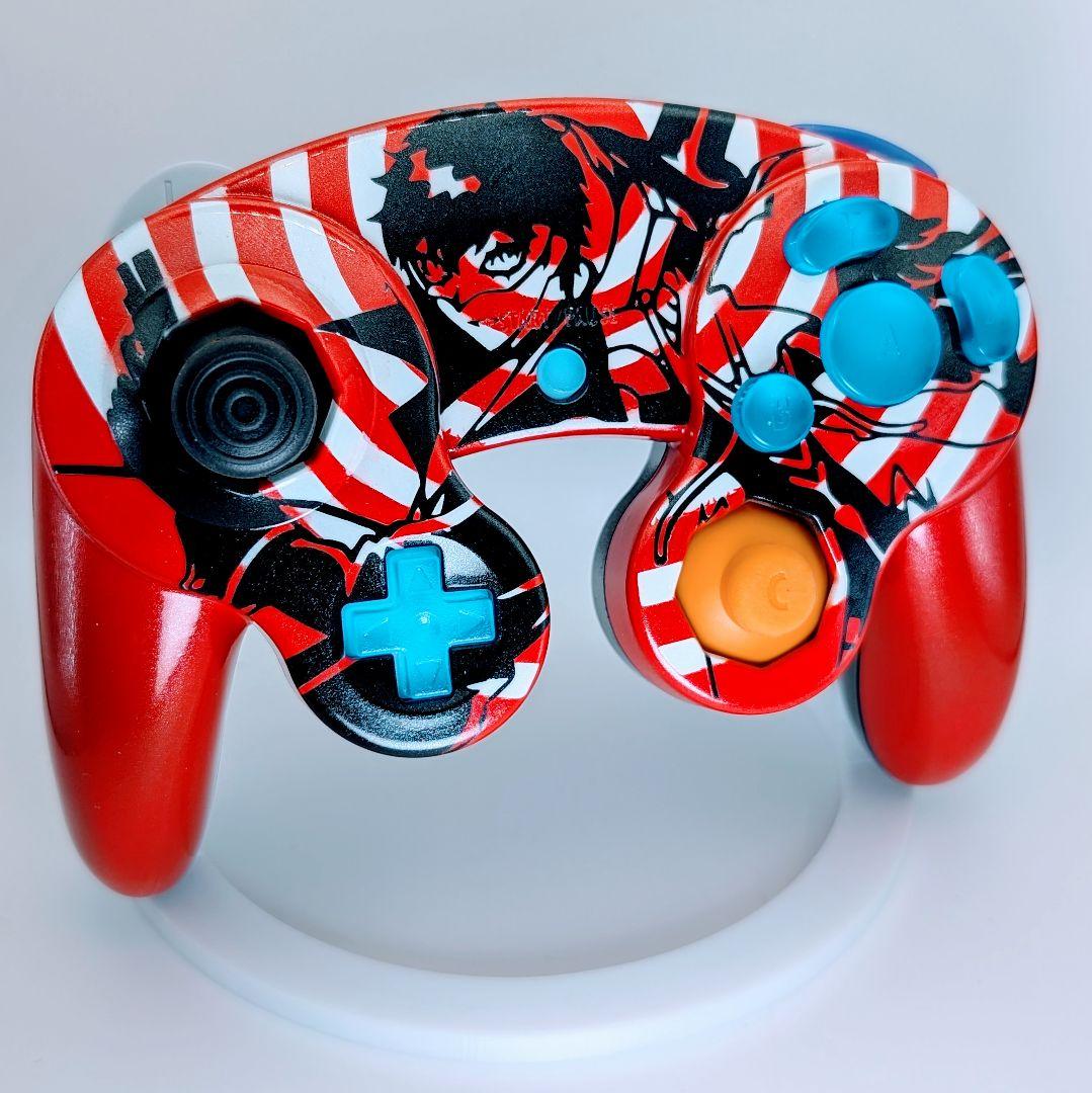 GCコントローラー ゲームキューブ 塗装コン ジョーカー ペルソナ5