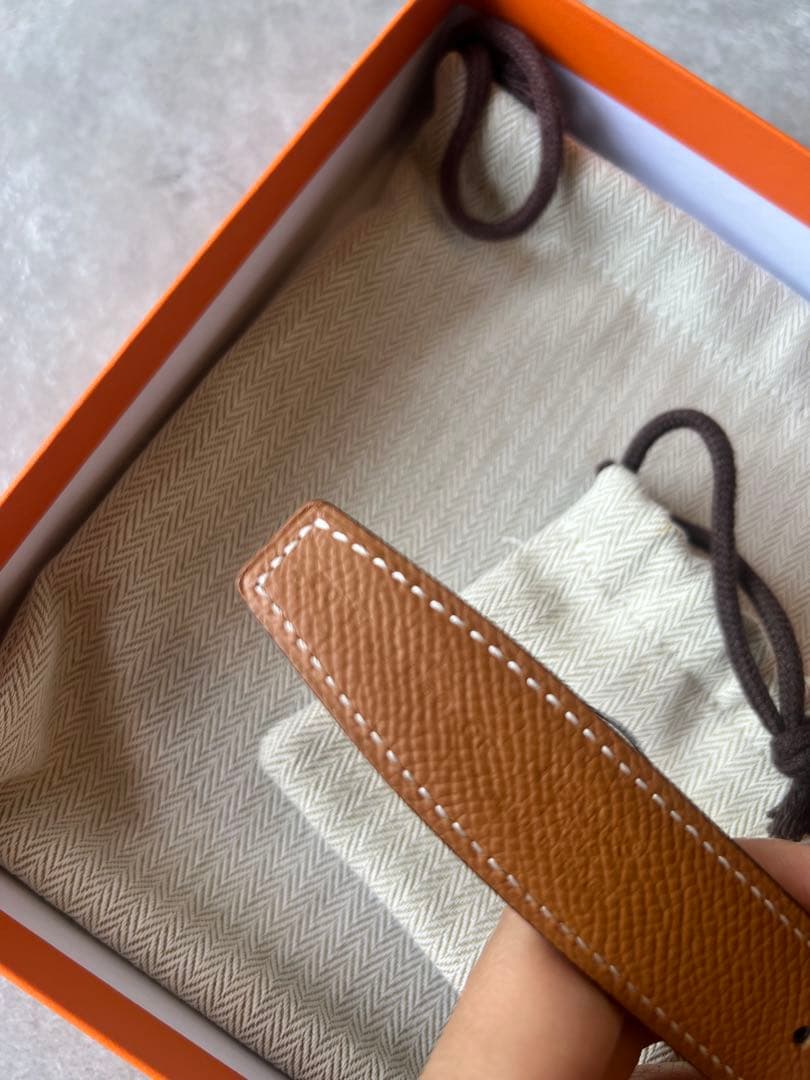 【新品】エルメス　リバーシブル　レディース　Hバックルベルト　　《ミニH》