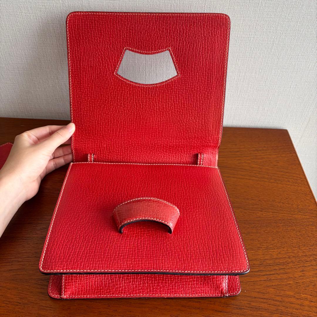 LOEWE バルセロナ レッド スクエアハンドバッグ - メルカリ