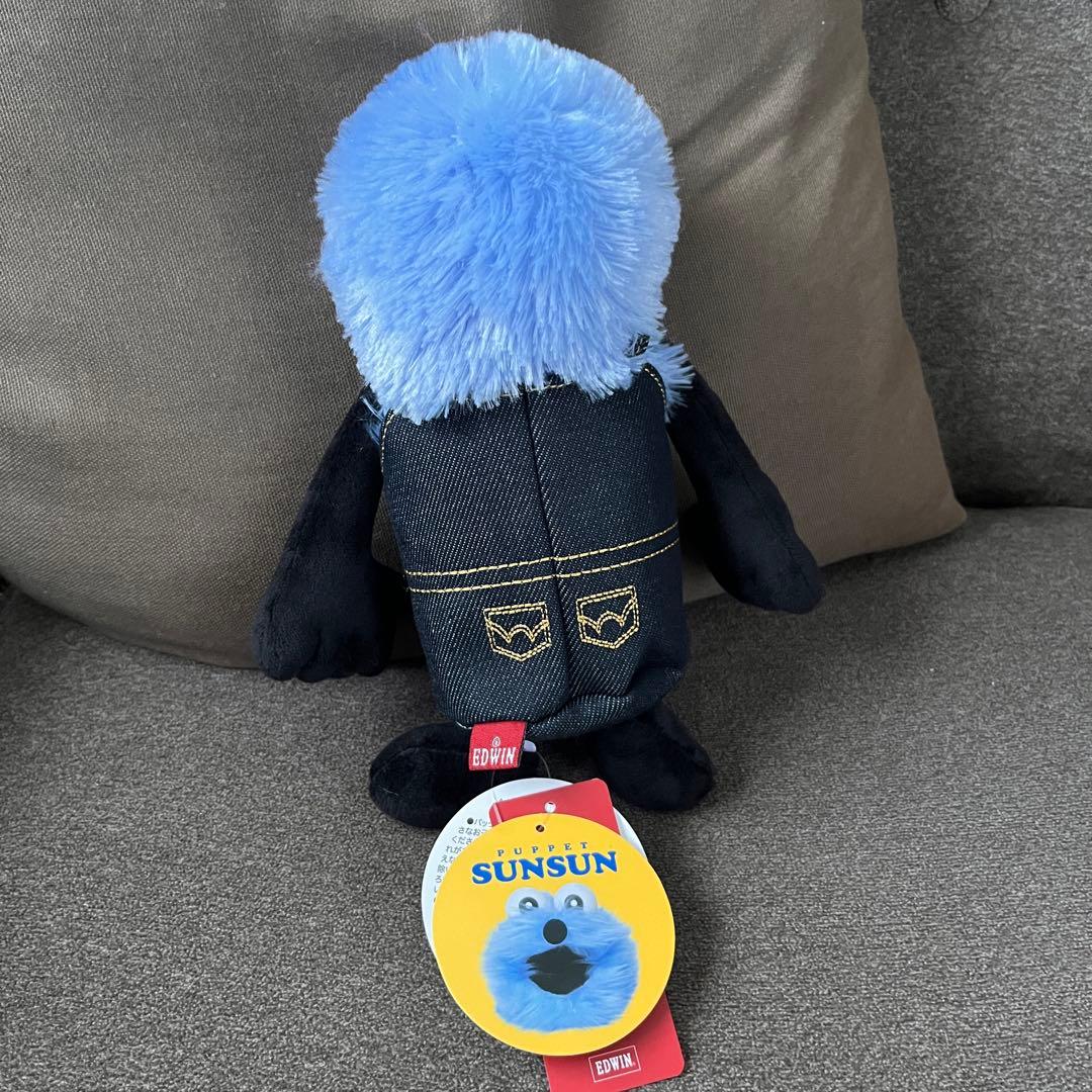 パペットスンスン ノンノン EDWINコラボ スンスン ぬいぐるみ3点セット