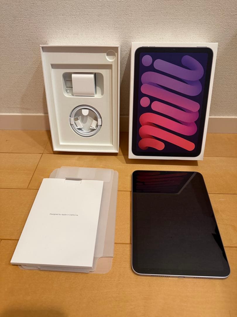 使用わずか　iPad mini 8.3インチ Wi-Fi 128GB 第7世代 Apple iPad mini 第7世代 Wi-Fi 128GB MXN73JA ブルー【お取り寄せ（3