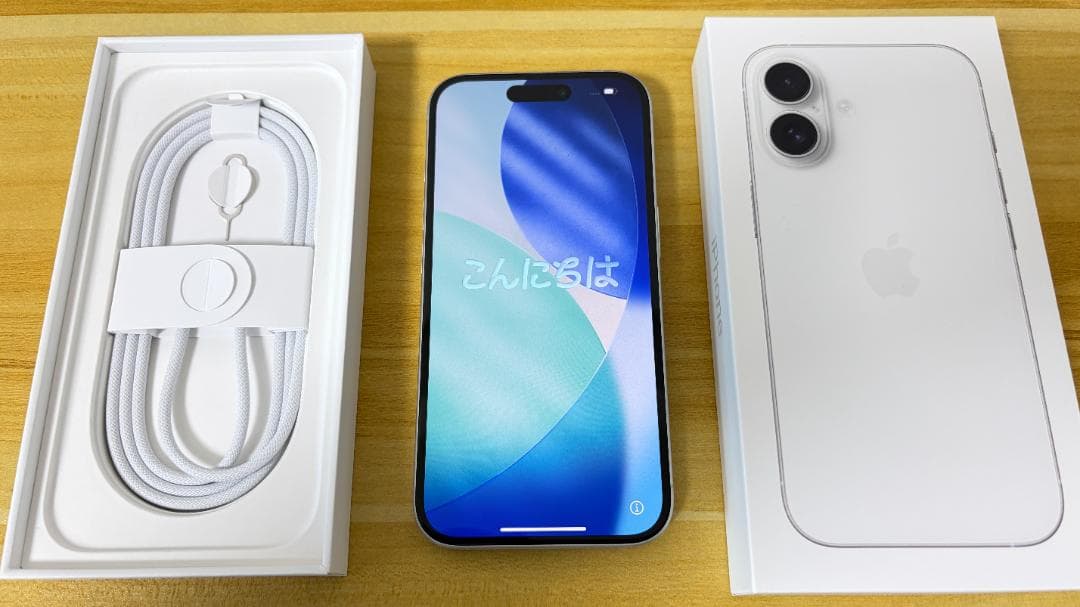 iPhone16 128GB ホワイト simフリー iPhone 16 128GB - ホワイト（SIMフリー）[整備済製品] - Apple（日本）