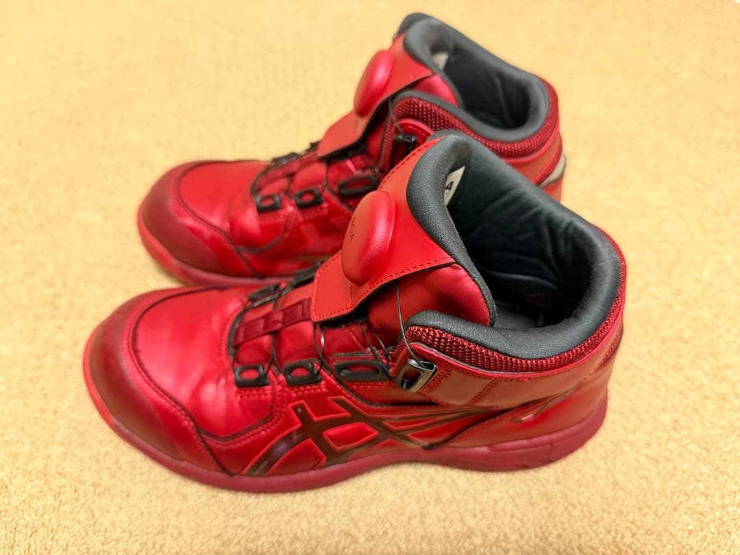赤石 asicsアシックス 安全靴 ウィンジョブ CP304 25.5cm