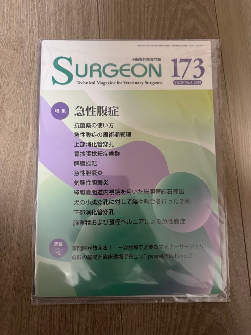 裁断済み　SURGEON 169-173号セット