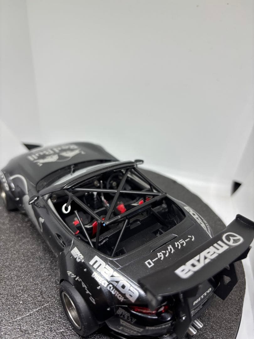 プラモデル完成品 タミヤ マツダ ロードスター マッドマイク仕様