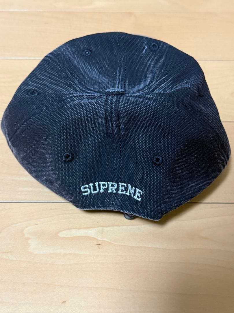 Supreme ブラックキャップ Sロゴ刺繍 - メルカリ