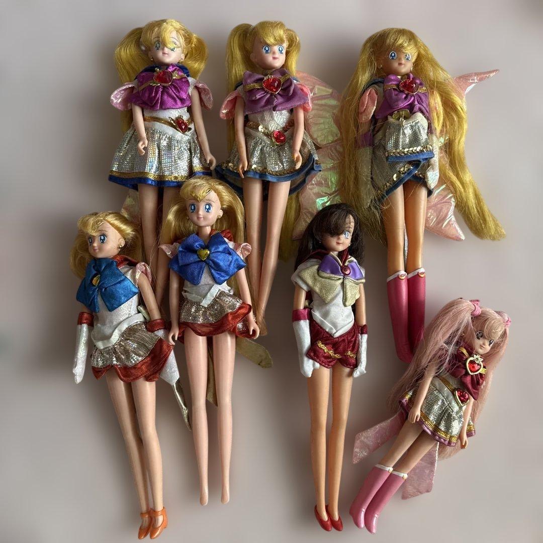 セーラームーン 平成レトロ 人形 バンダイ 7体 - メルカリ