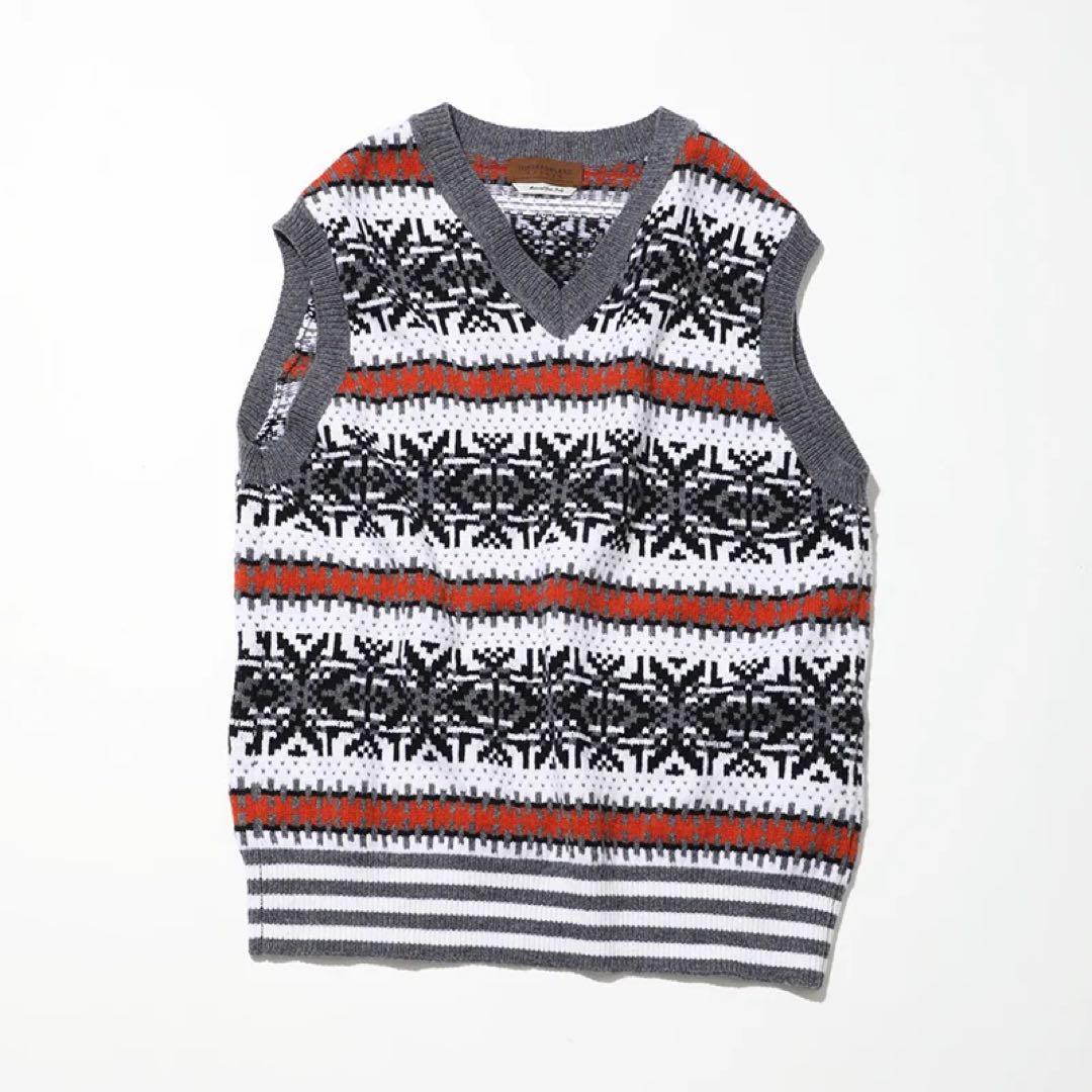 TOMORROWLAND ウール フェアアイル ニットベスト セール】 ウール フェアアイル ニットベスト （ニット・セーター