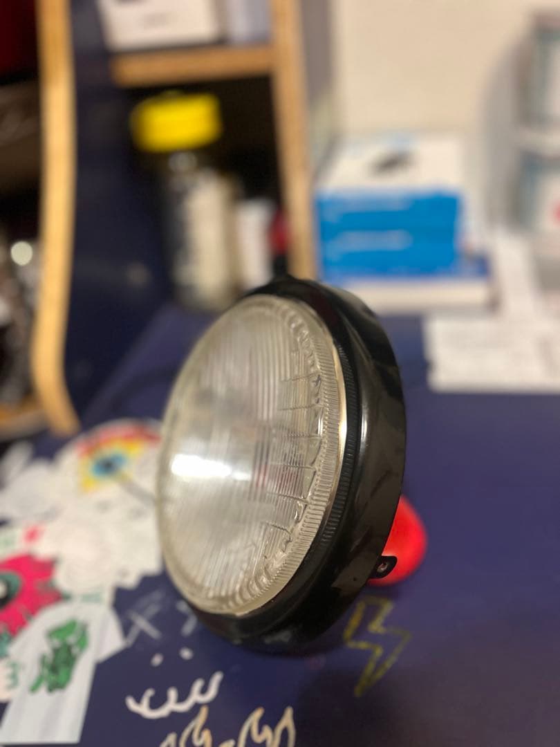 シビエ　160π凹みレンズ 希少当時物】 CIBIEシビエ 凹み レンズ ヘッドライト 160 パイ - メルカリ