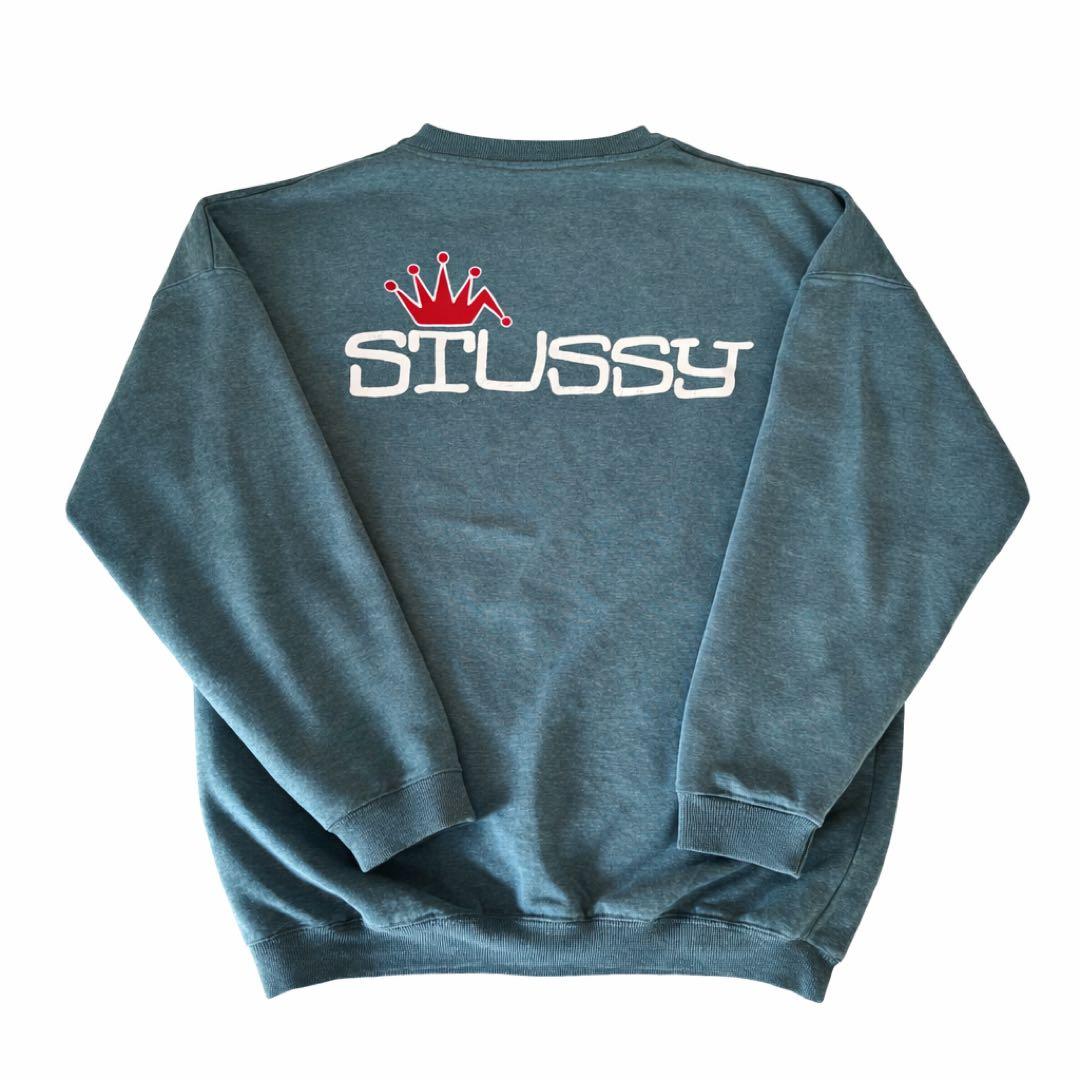 激レア 90s stussy crownスウェットシャツ usa - メルカリ