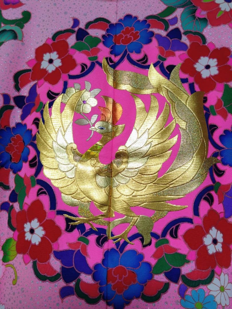 しろさま専用 最高級友禅色打掛 (ピンク) 作家秋山章 - メルカリ