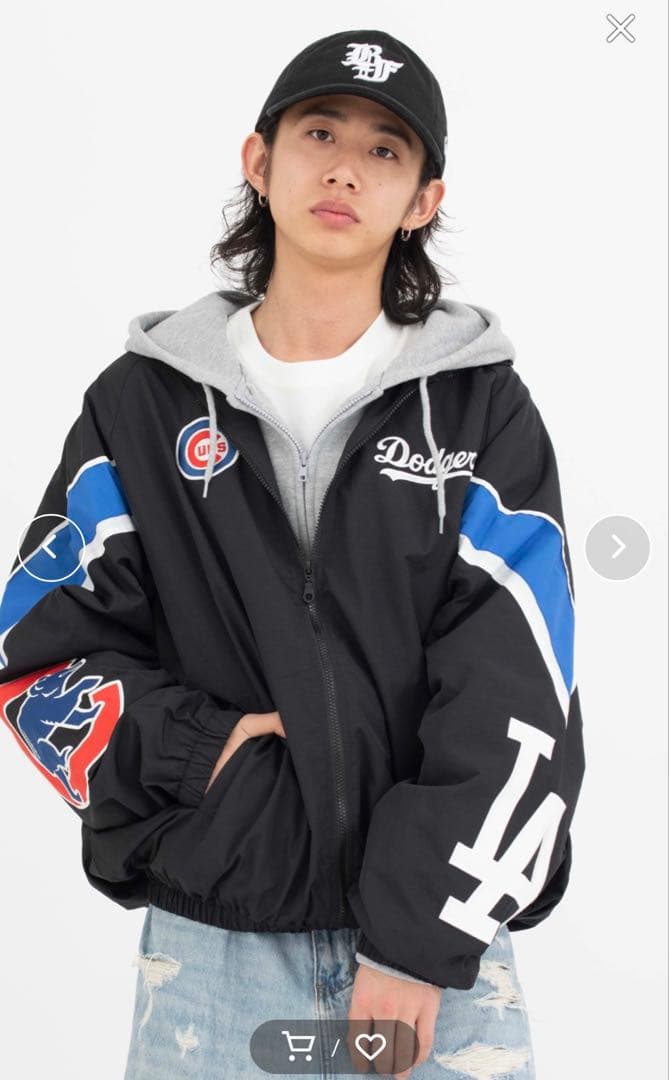 カブス ドジャース momo 着用 TOKYO SERIES ナイロンジャケット - メルカリ