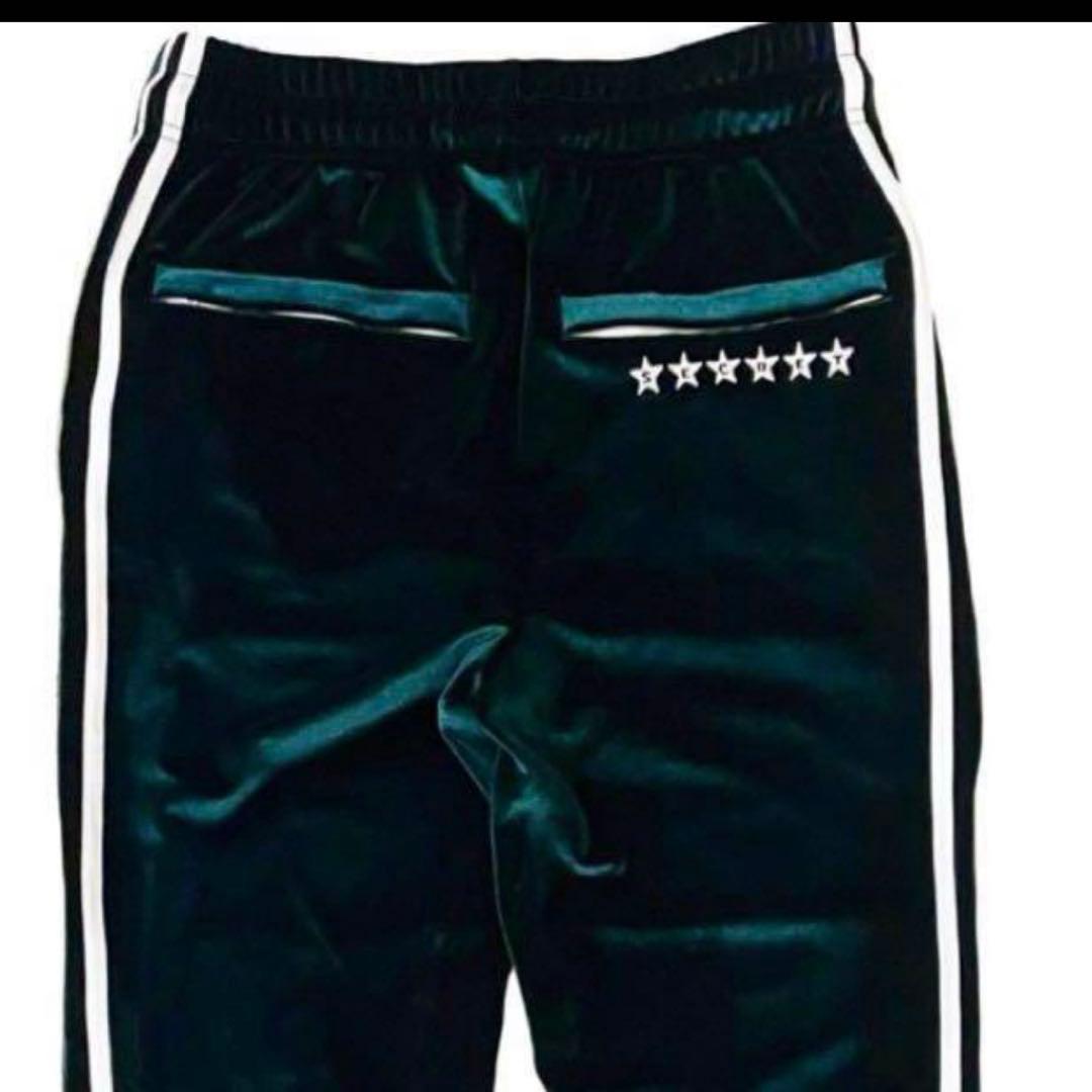 secretベロアセットアップグリーン - メルカリ