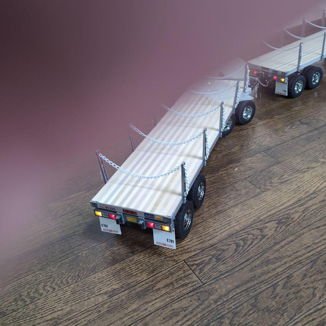 タミヤ1/14ボルボFH16ダブルストレーラー - メルカリ