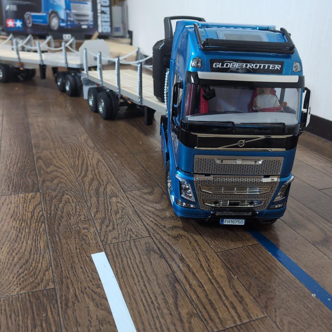 タミヤ1/14ボルボFH16ダブルストレーラー - メルカリ