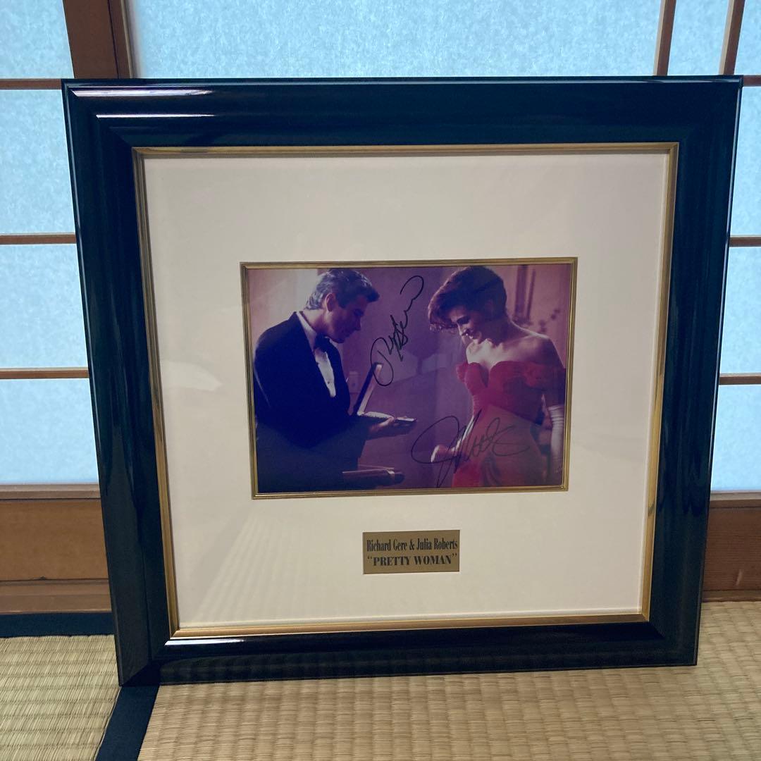 世界に一つ】プリティーウーマン直筆サイン入りフォトフレーム - メルカリ