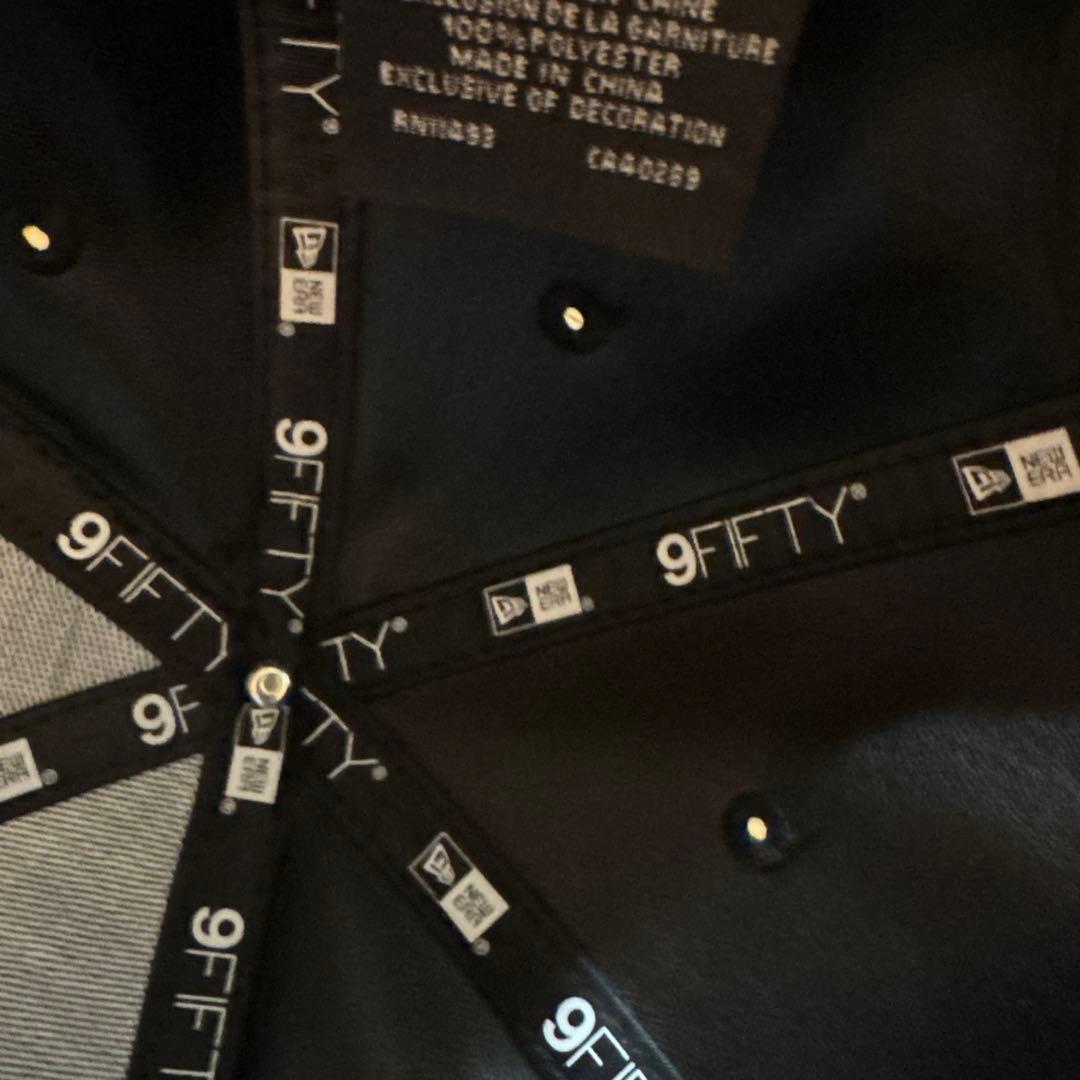 New Era 9FIFTY スナップバックキャップ 黒 インディアンス - メルカリ