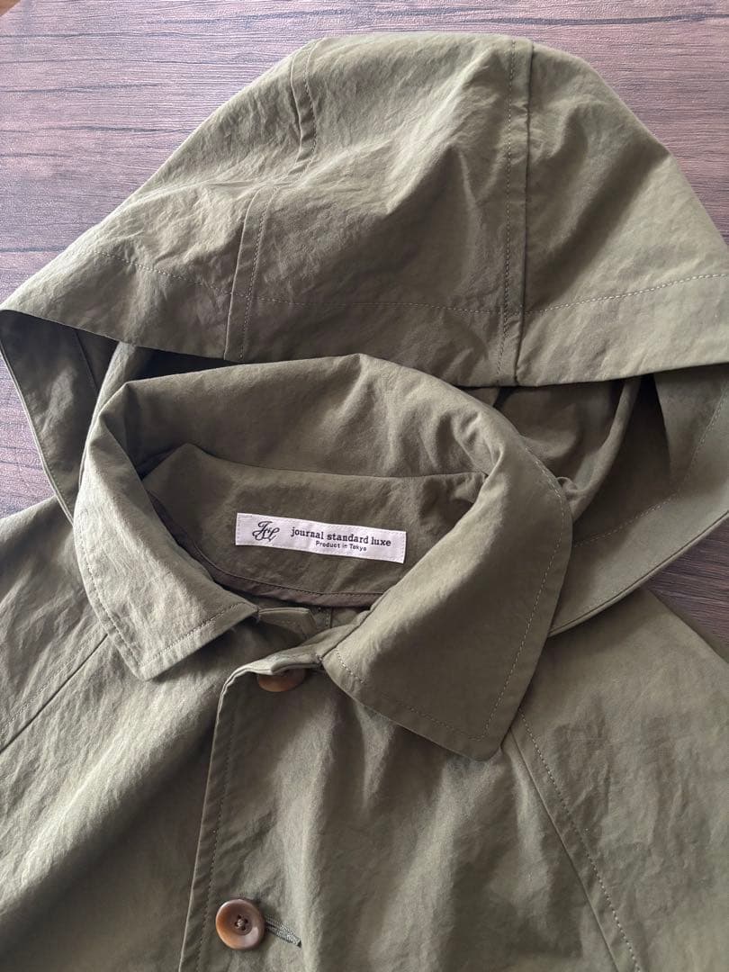 journal standard luxe】ナイロンOXフレアーフードコート - メルカリ