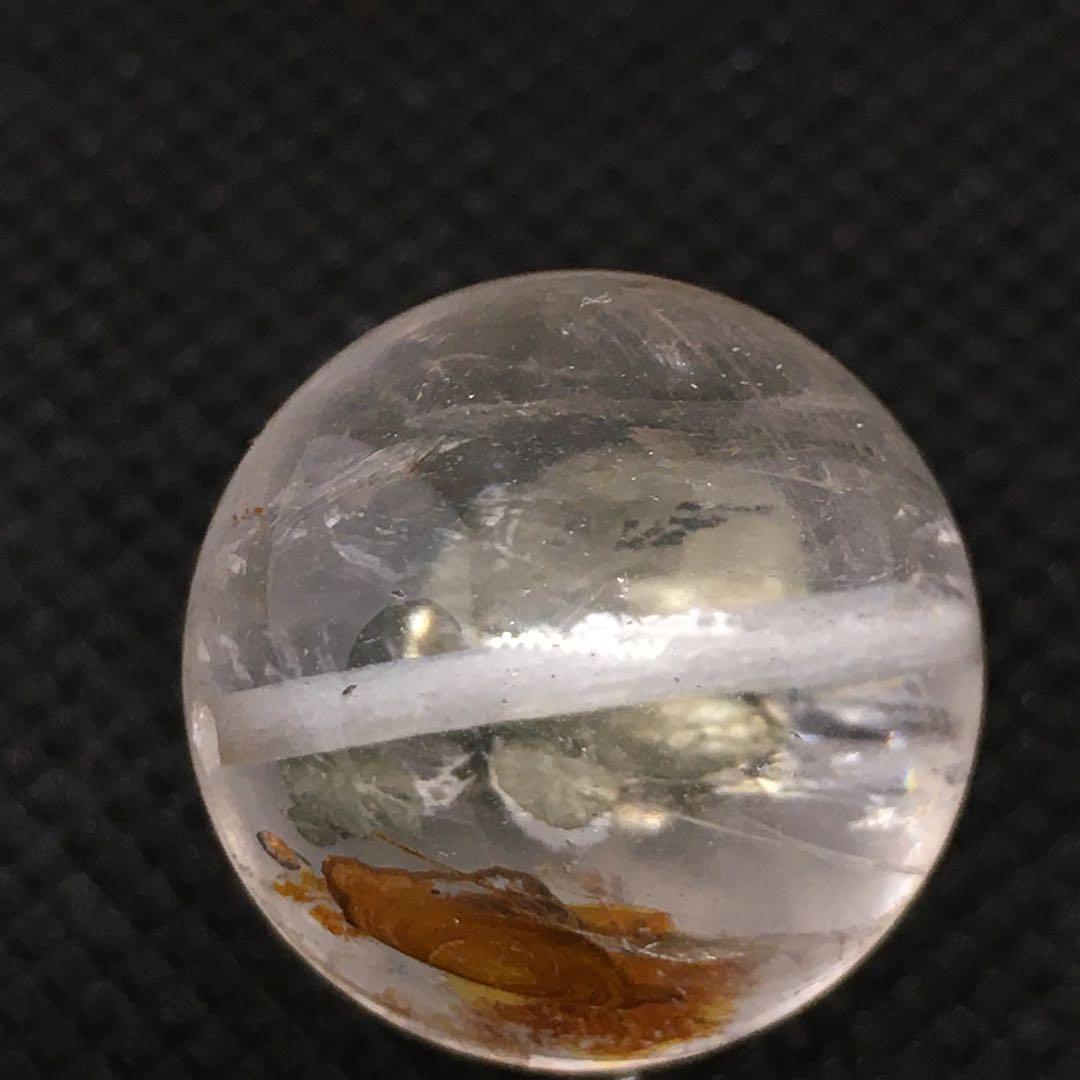 パイライトインクォーツ✨ライモナイト共生✨18.5mm✨虹入り✨ - メルカリ