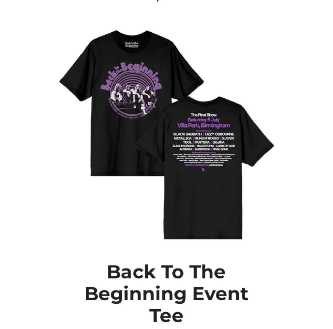 K*様 ブラックサバス Back To The beginning TシャツM公 - メルカリ