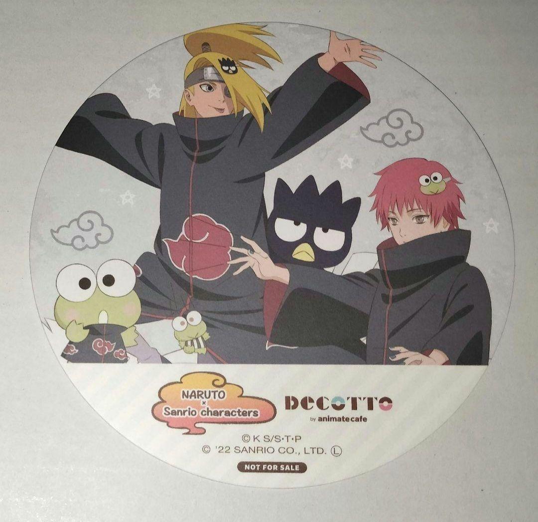 NARUTO デイダラ サソリ コースター サンリオ アニメイトカフェ - メルカリ