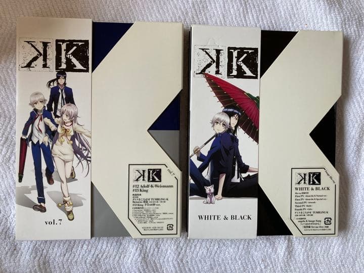 K vol.1-7、WHITE&BLACK Blu-ray