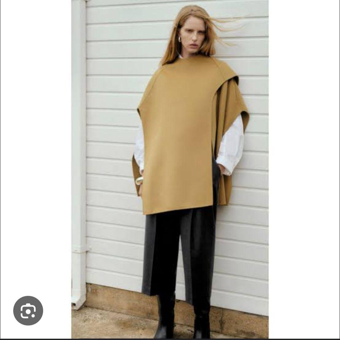 新品タグ付き未使用品 ☆cos ダブルフェイスウールスカーフケープ