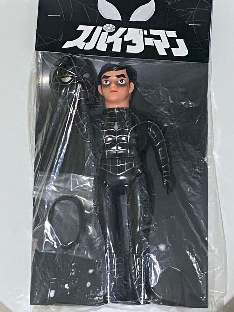 1978 スパイダーマン SPIDERMAN 面取れ 25㎝ ブラック - メルカリ