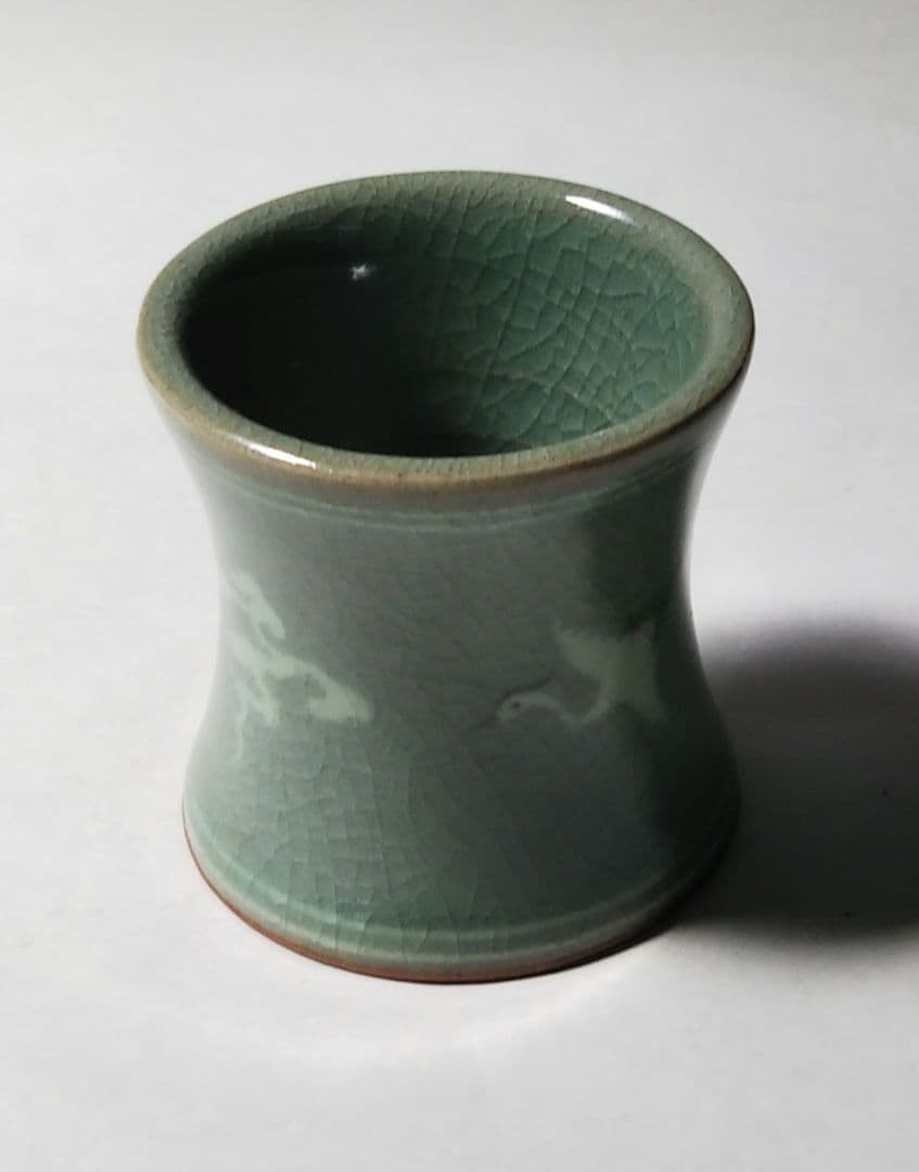 茶道具 皆具 高麗青磁雲鶴文 人間国宝 柳海剛 大徳寺 養徳院 東嶽箱