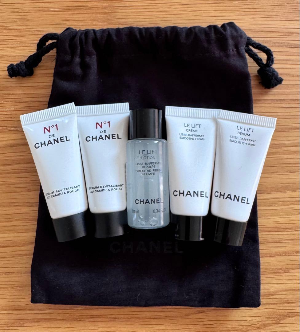 巾着付】CHANEL スキンケアトライアルセット - メルカリ