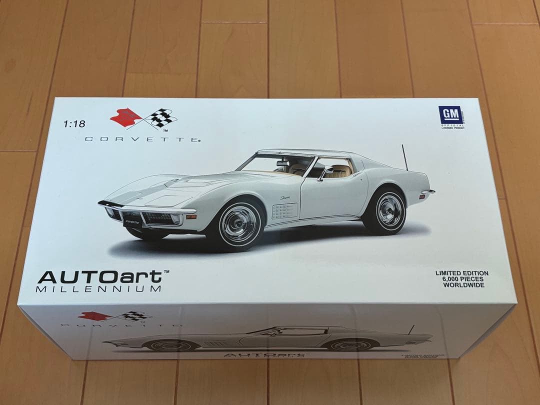 AUTOart Corvette 1:18 限定版 1/18 Chevrolet Corvette (C7) ZR1 (Black) Finished Model
