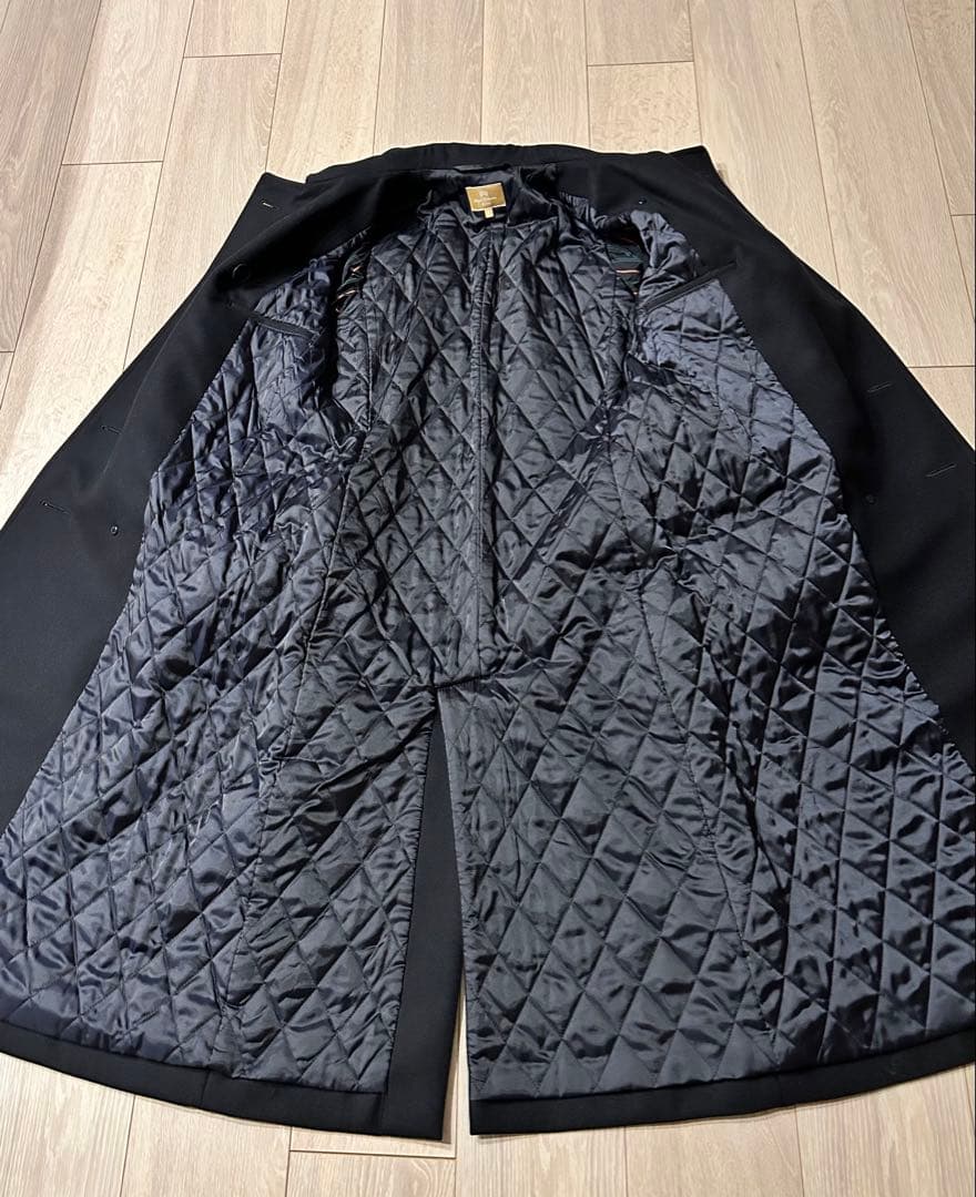 【ほぼ未使用】お値下げ中！ナイジェルケーボン 《ロングPコート》ダークネイビー