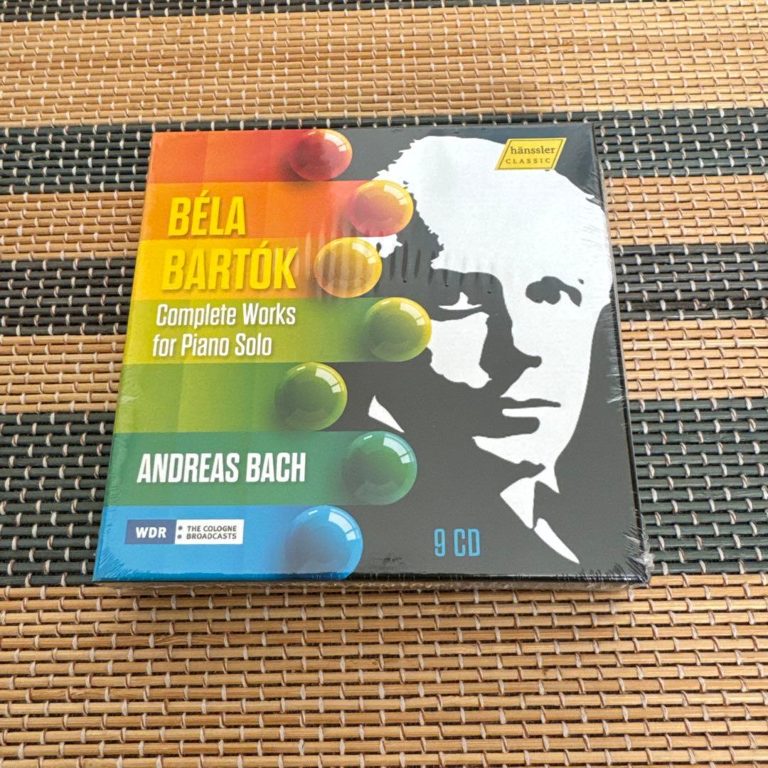 アンドレアス・バッハ　バルトーク: ピアノ独奏全作品 9CD アンドレアス・バッハ (p)『バルトーク: ピアノ独奏曲全曲』(9枚組