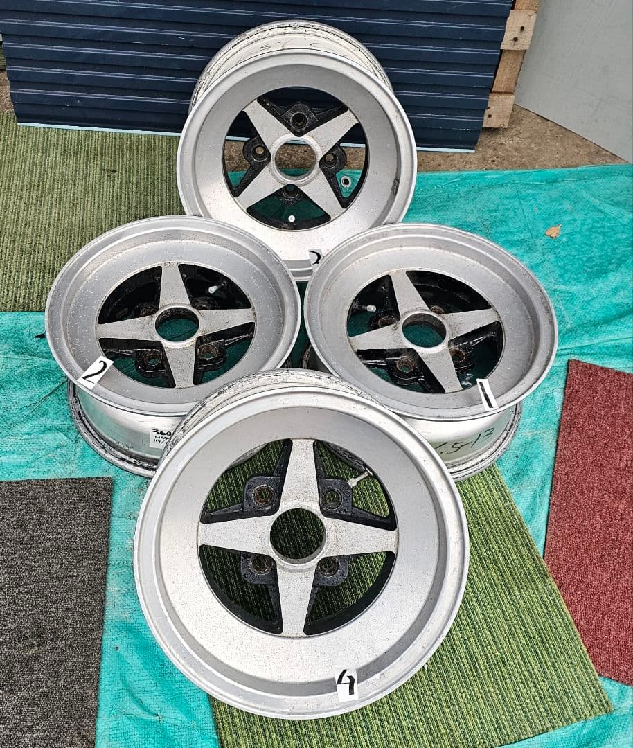 深リム WORK Equipホイール13インチ6.5j+12 7.5j+8