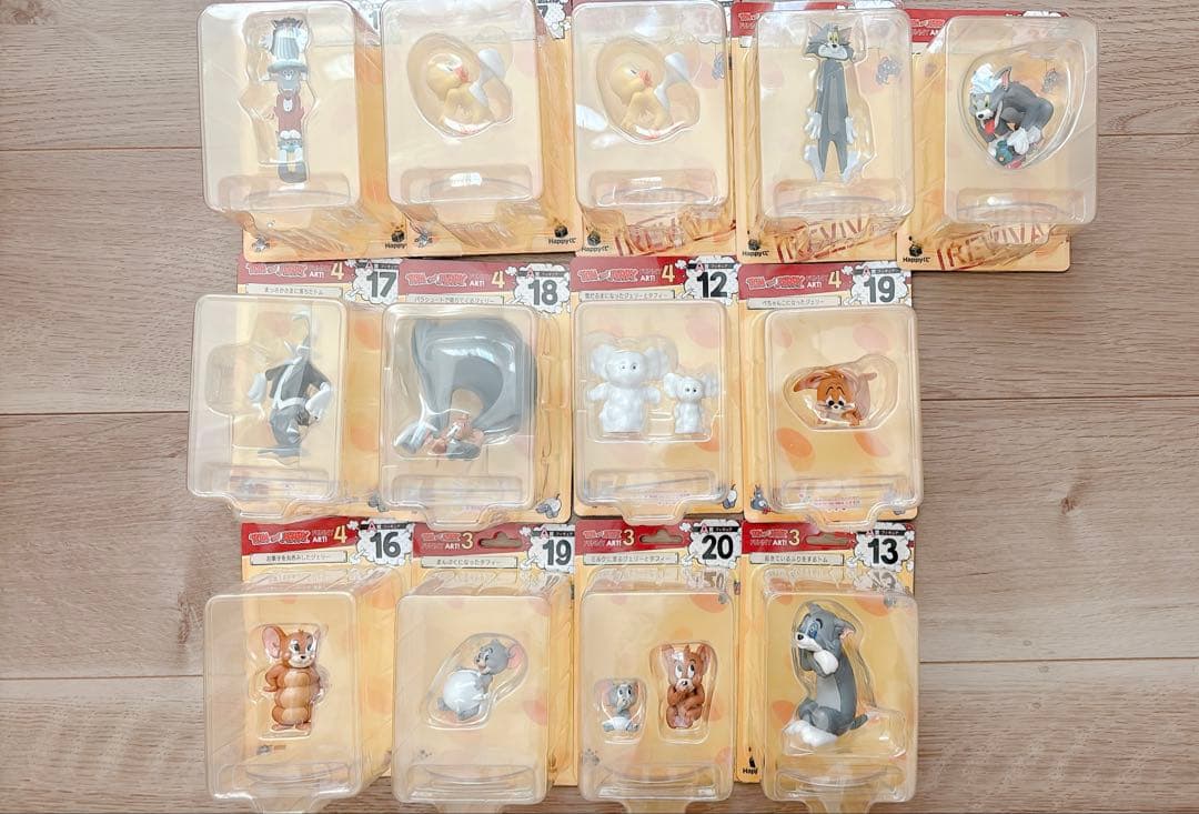 トムとジェリー　ハッピーくじ　フィギュア　まとめ売り 13個セット ハズレなし! 】誕生85周年『トムとジェリー』のかわいさがギュッと