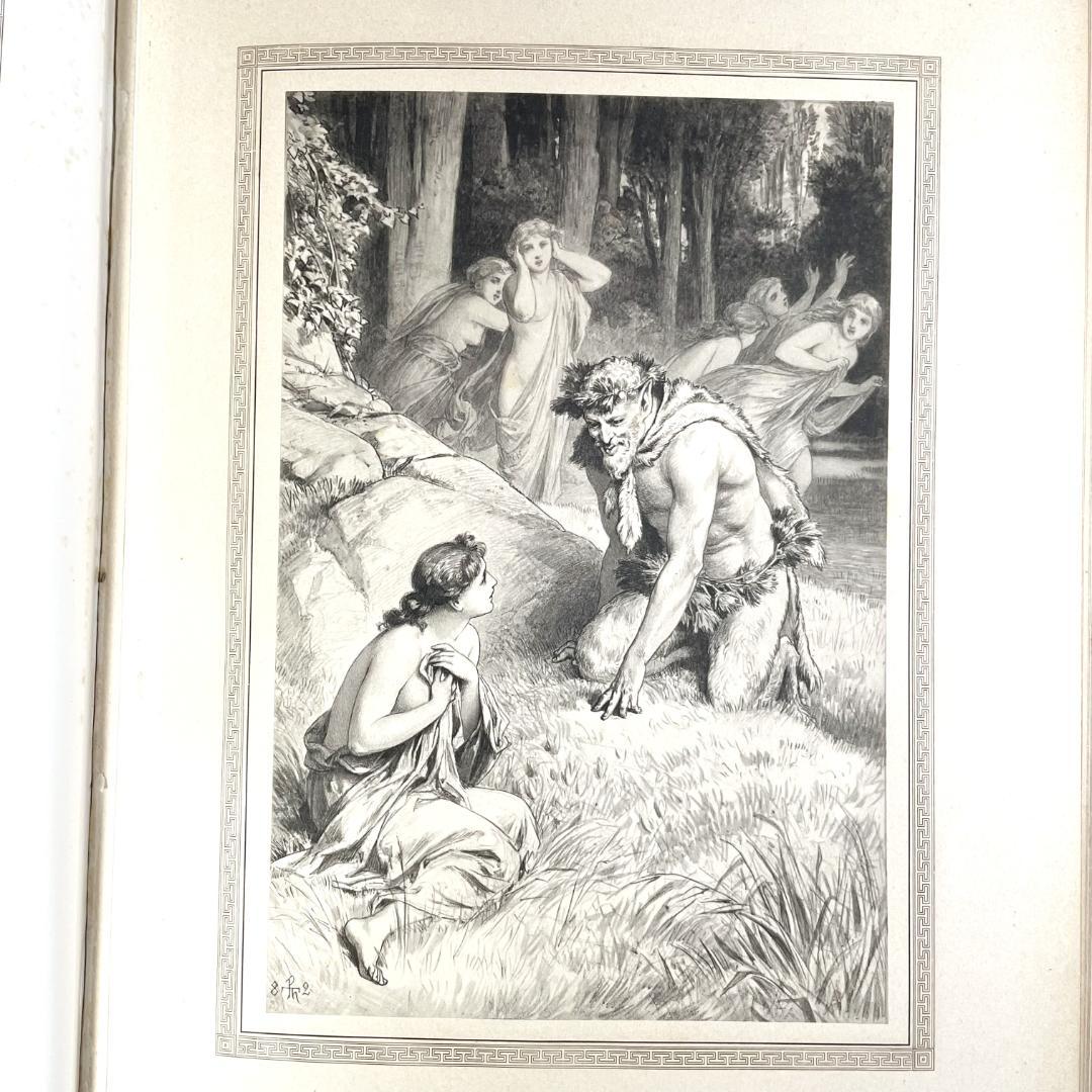 アモルとプシュケ」ポール・トゥマン挿絵 別刷りイラスト9点に加え