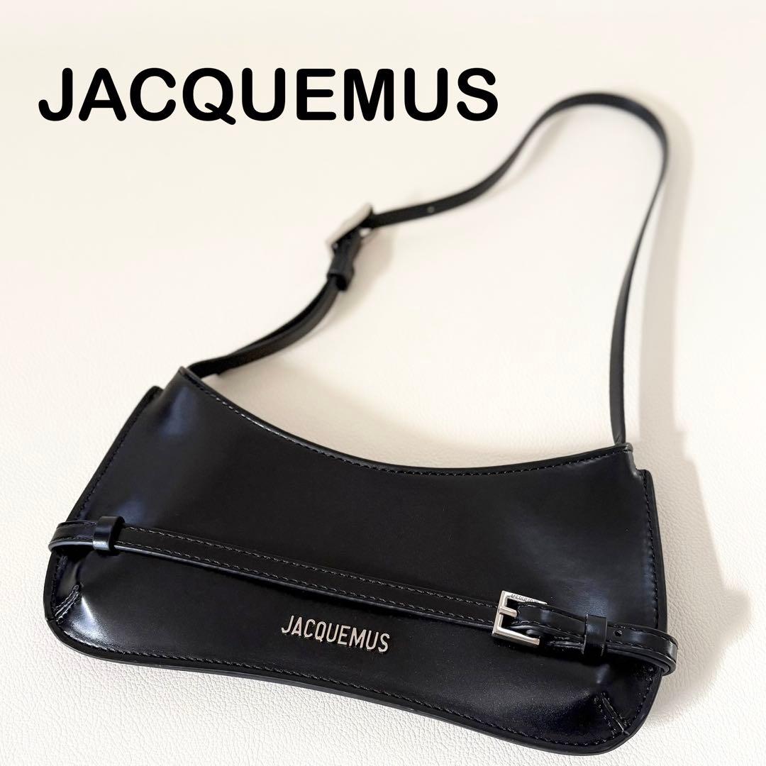 JACQUEMUS ジャックムス ブラック ミニショルダーバッグ ジャックムス JACQUEMUS バッグ 2WAY ミニ ハンドバッグ ショルダー